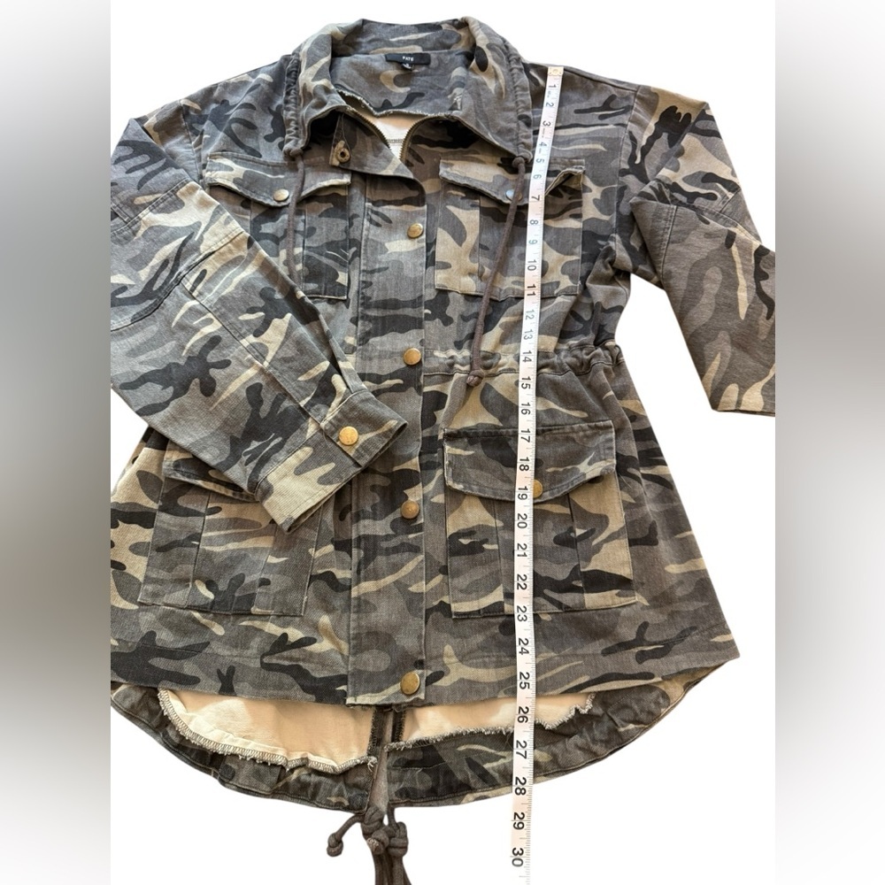 Fate Camouflage Utility Anorak Jacket Camo Military Grunge Anorak Size Small - Picture 14 of 16